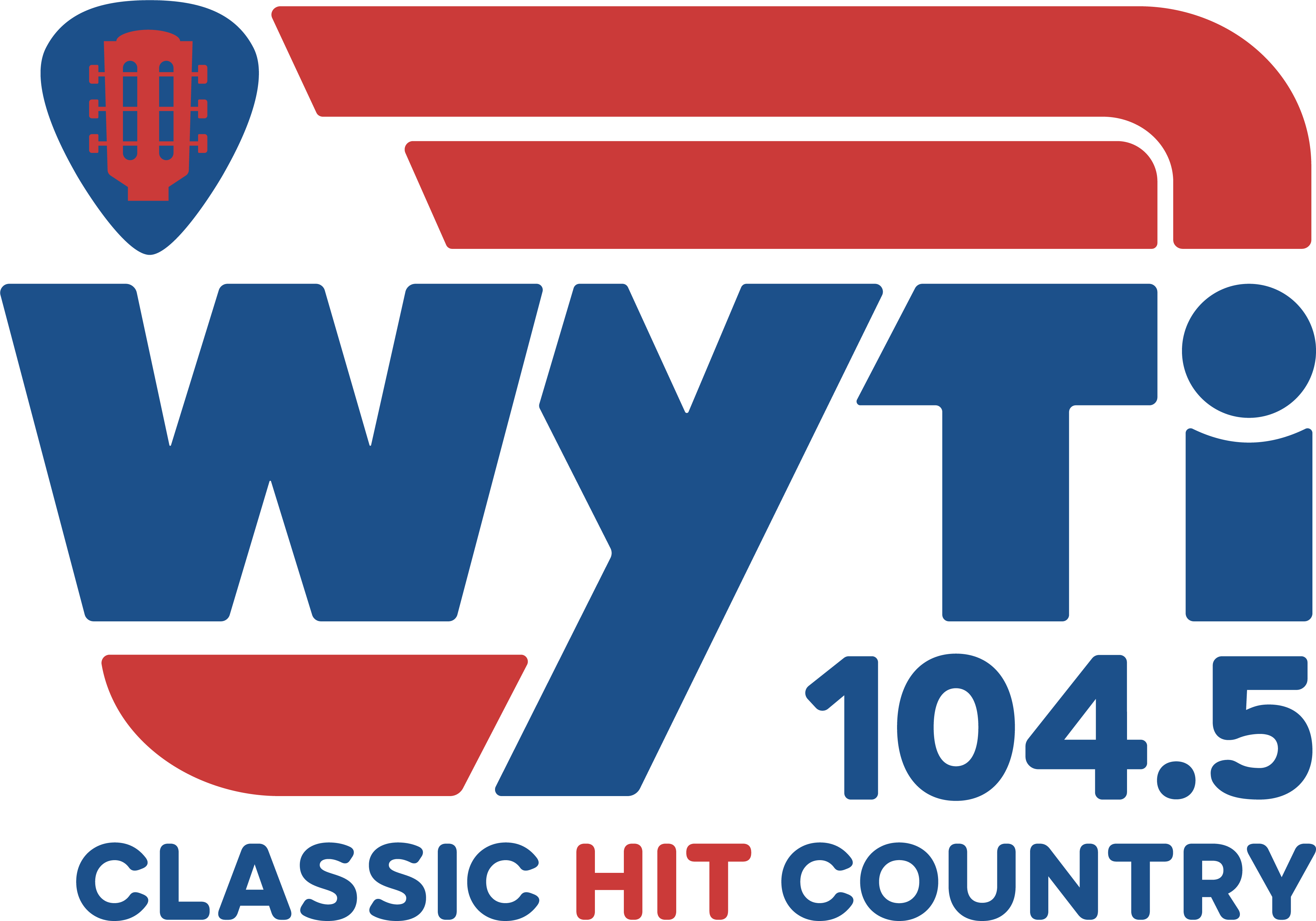 WYTI 104.5 Classic Hit Country Logo